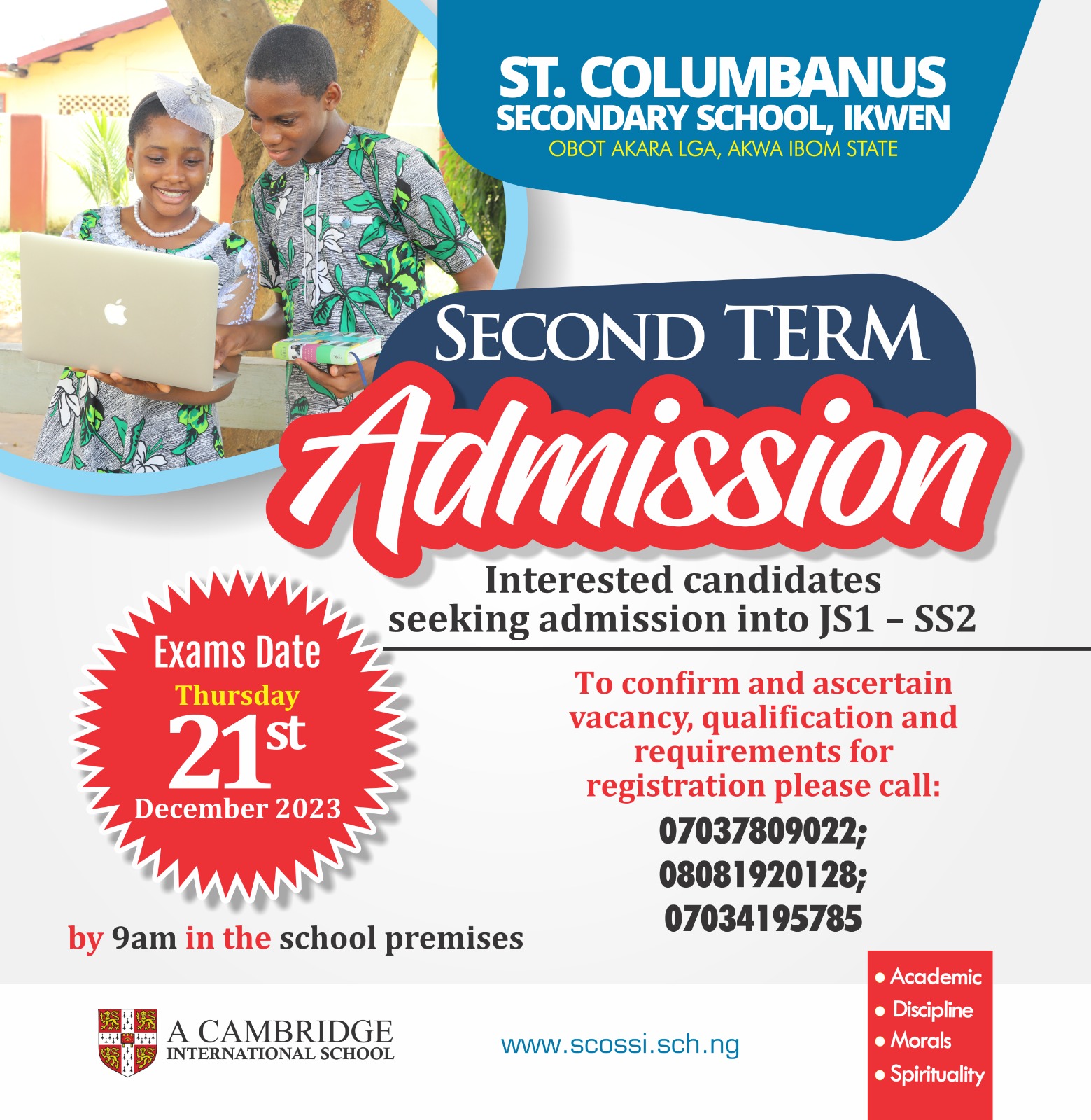 Home - St. Columbanus Secondary School, Ikwen